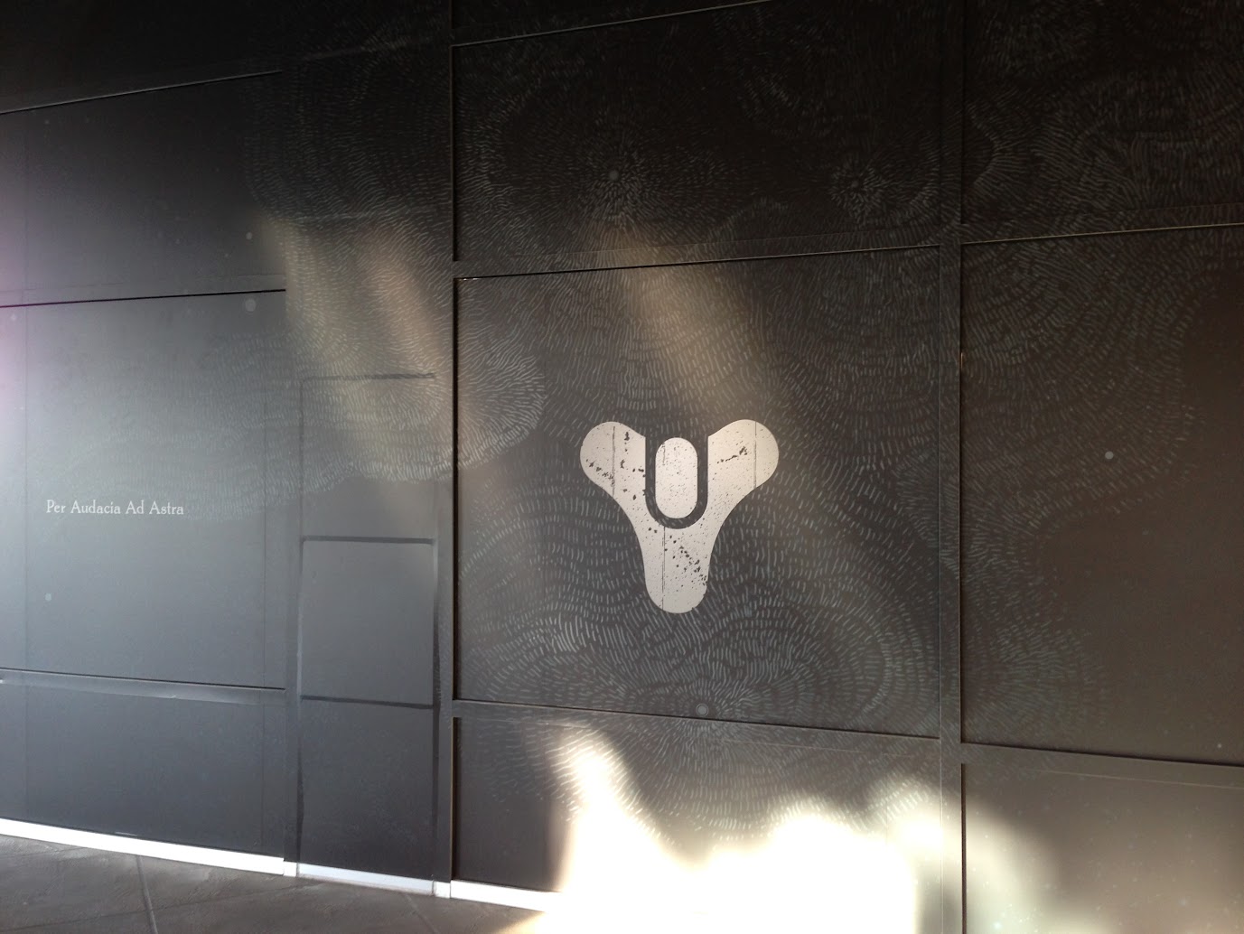 Bungie HQ and the Tricorn logo, 2013